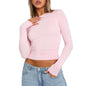 European and American Women'S Casual Long Sleeve T-Shirt